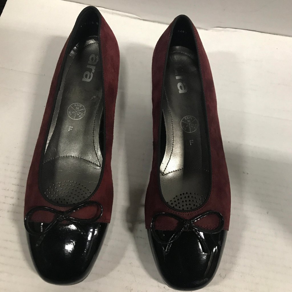 Ara Bel Black/Oxblood Patent/Suede